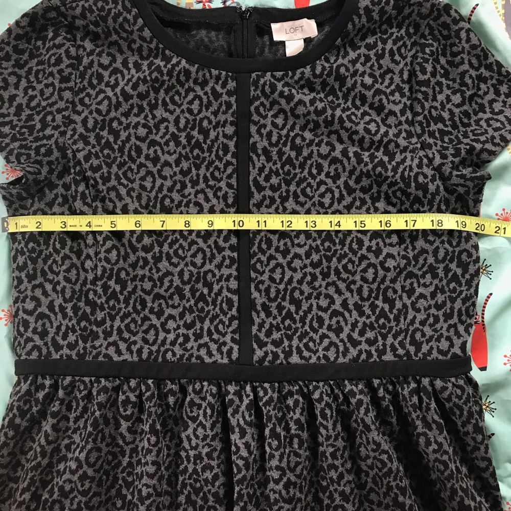 Loft Leopard Print Dress - Picture 7 of 9